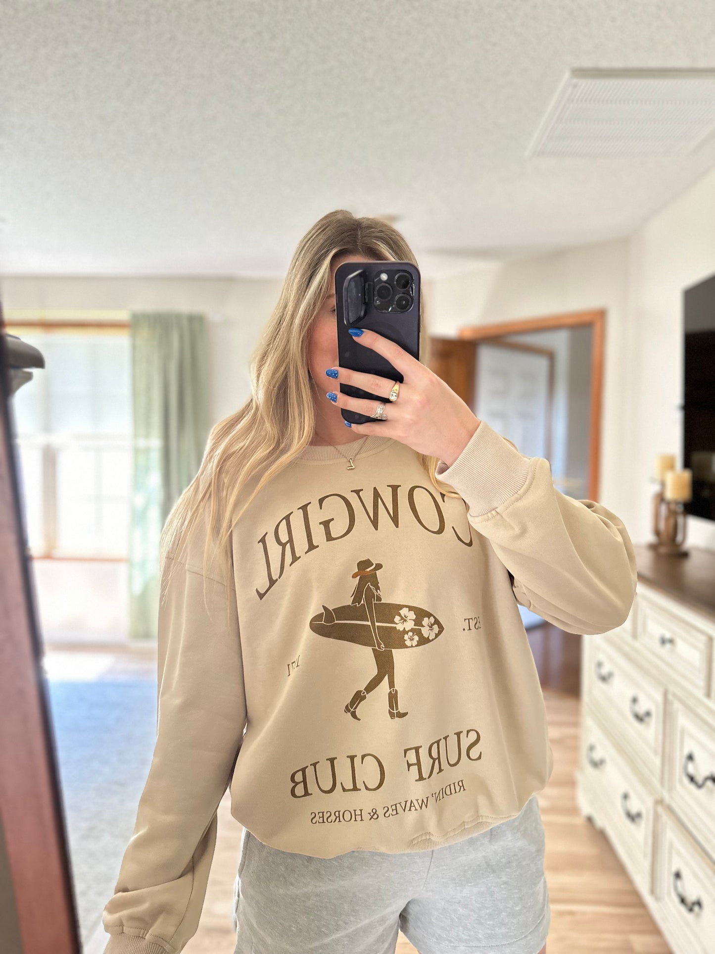 Cowgirl Surf Club Pullover
