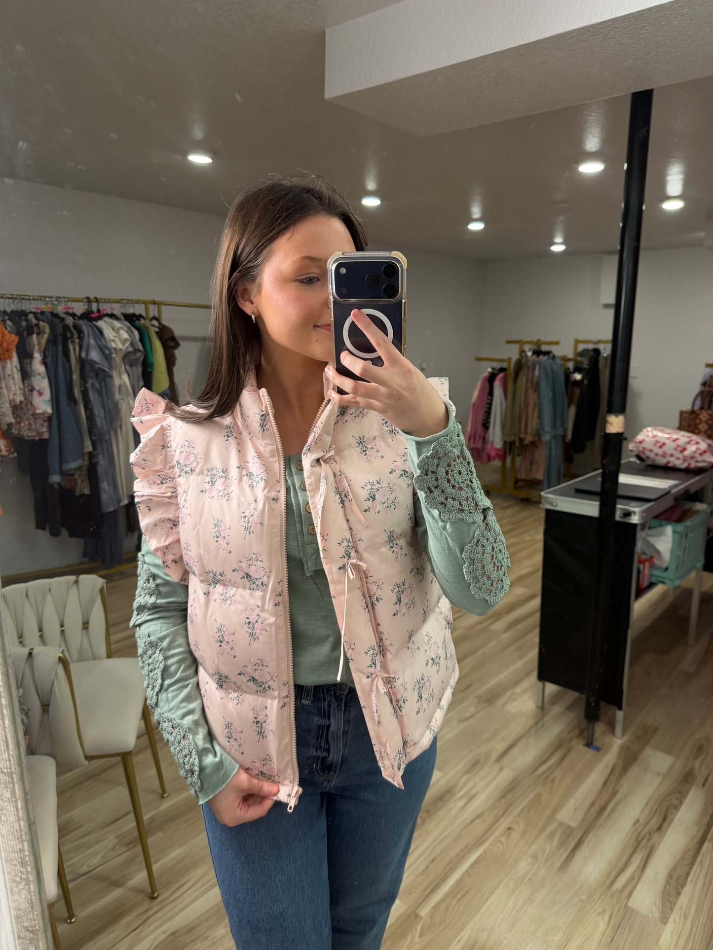 FLORAL VEST